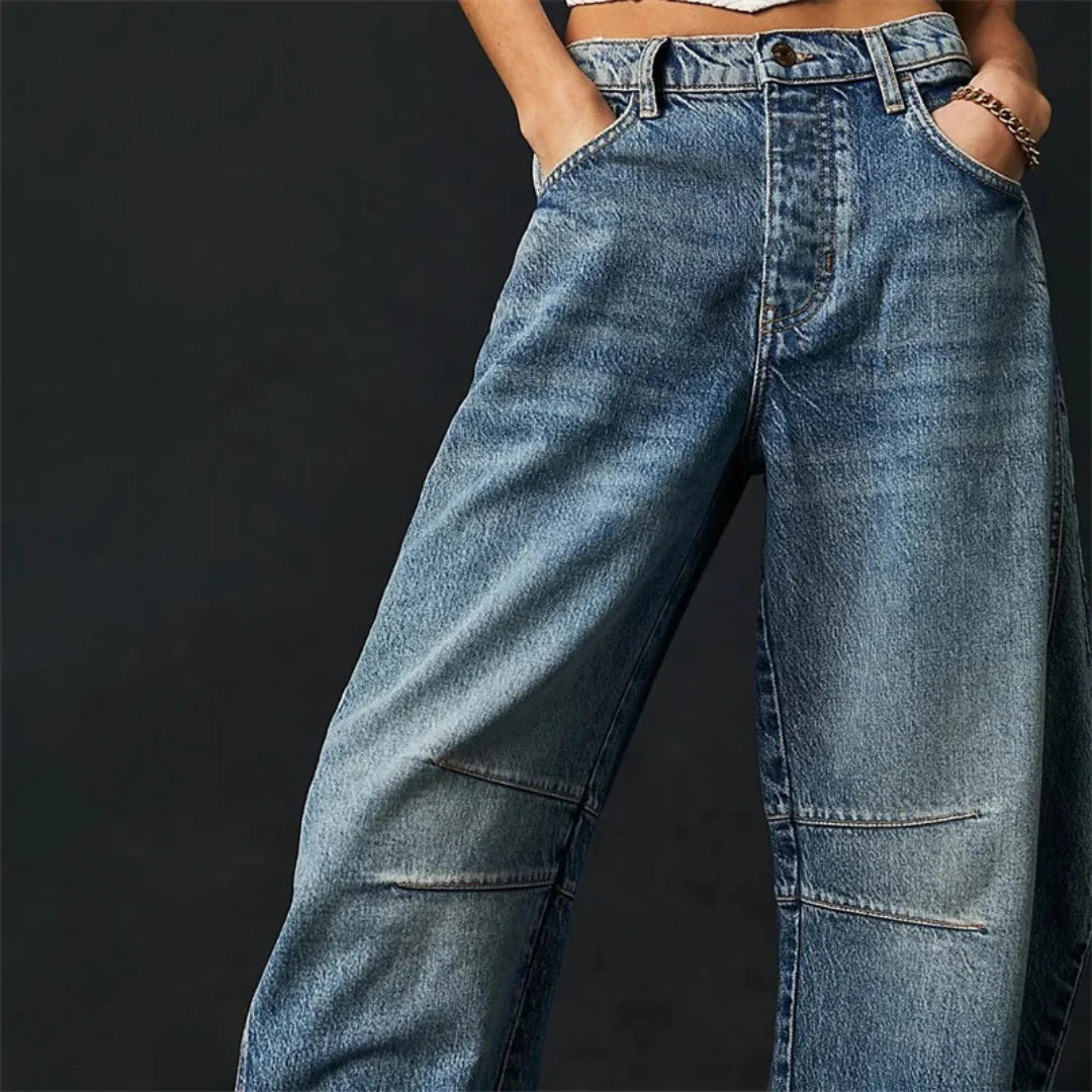 ANITA® | JEANS COMODI A GAMBA LARGA