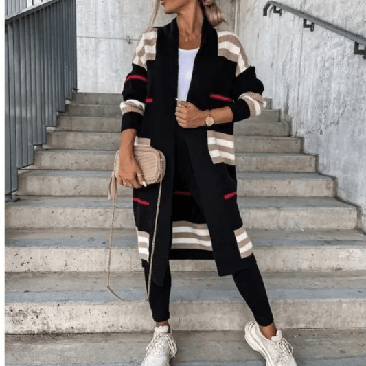 Joy® | Cardigan a righe fatto a mano