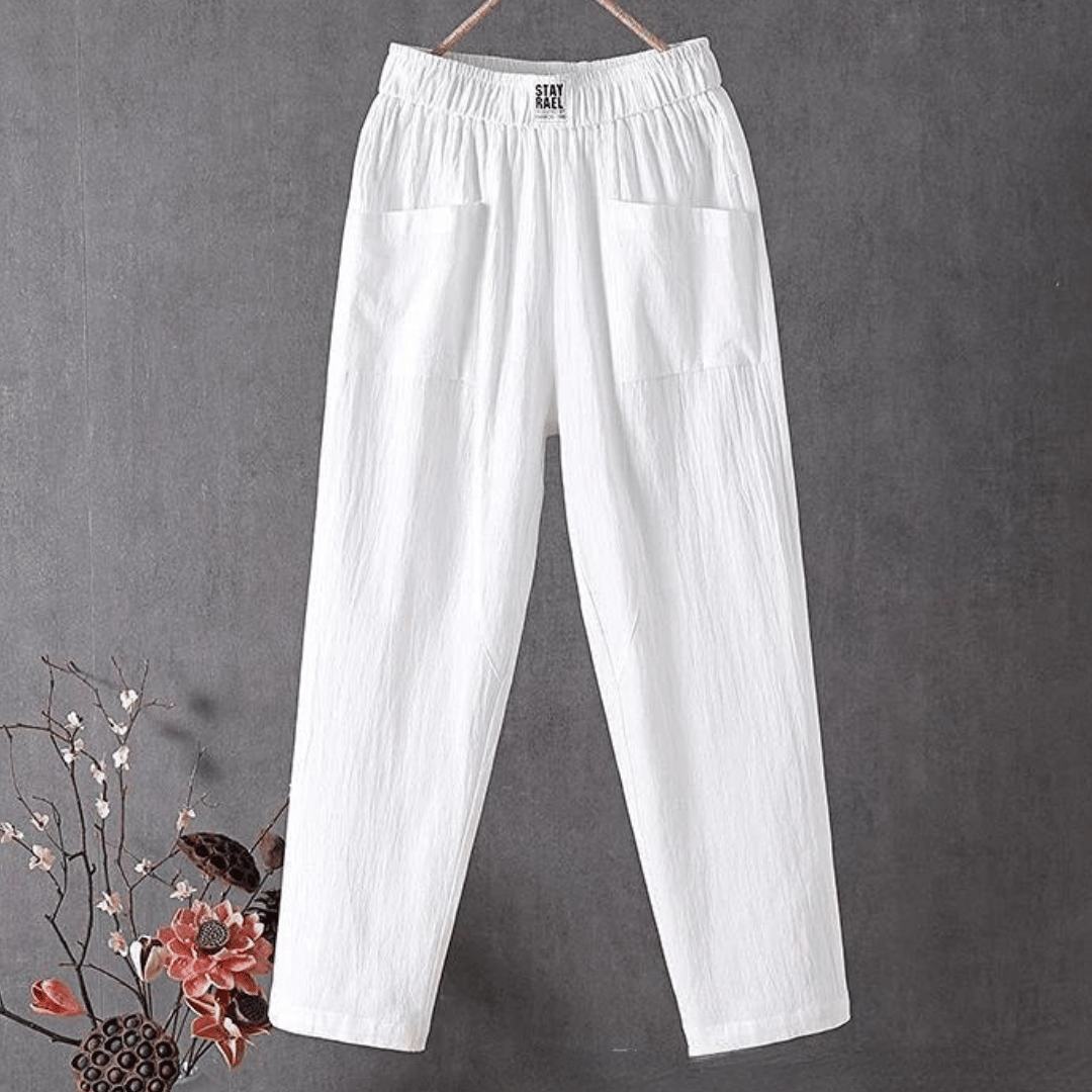 ALESSANDRA® | PANTALONI IN COTONE ESTIVI