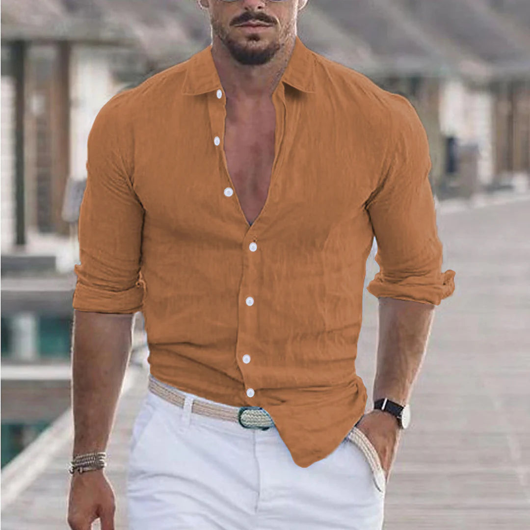 SIMONE® | CAMICIA ESTIVA IN COTONE DA UOMO