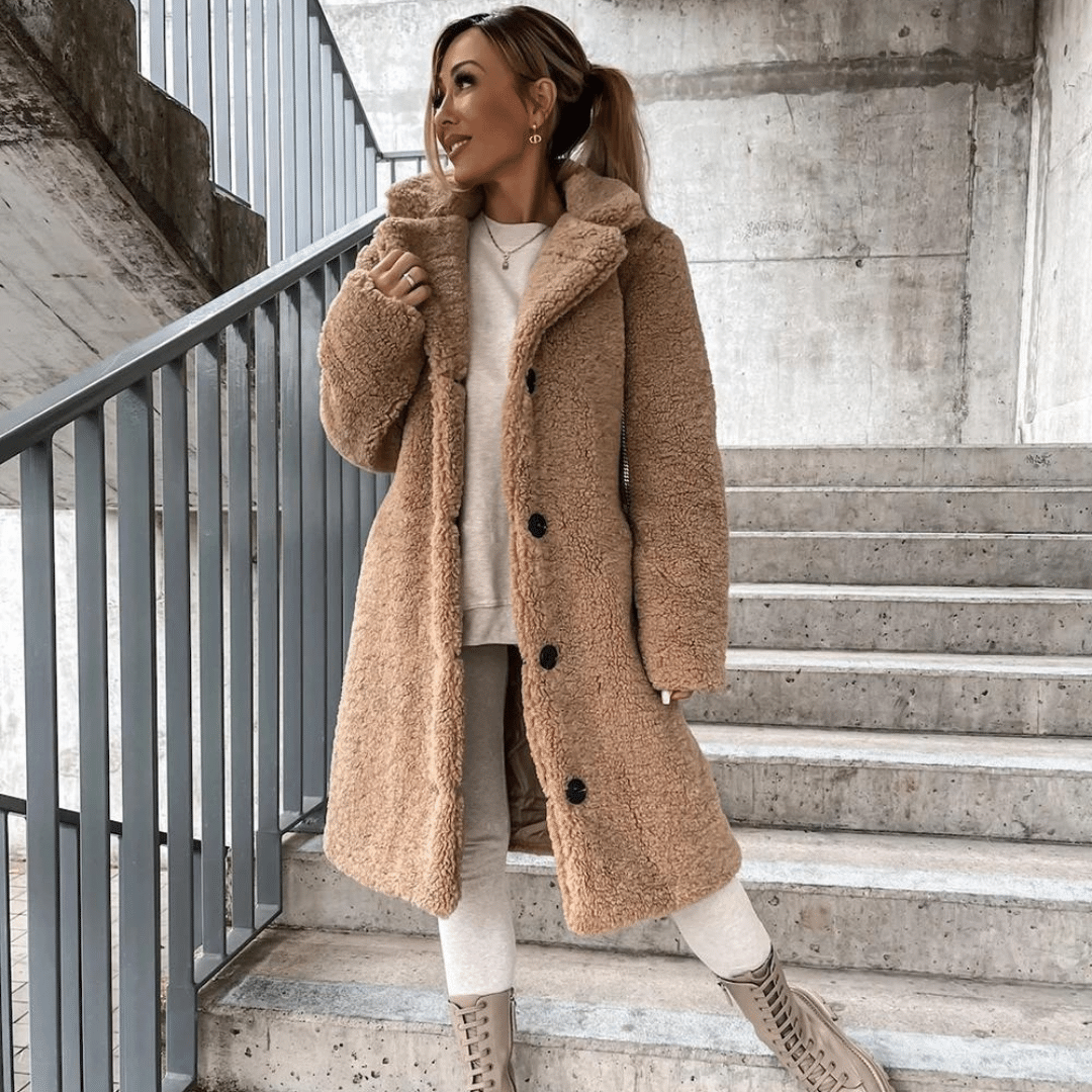 Amelia® | Cappotto Teddy fatto a mano