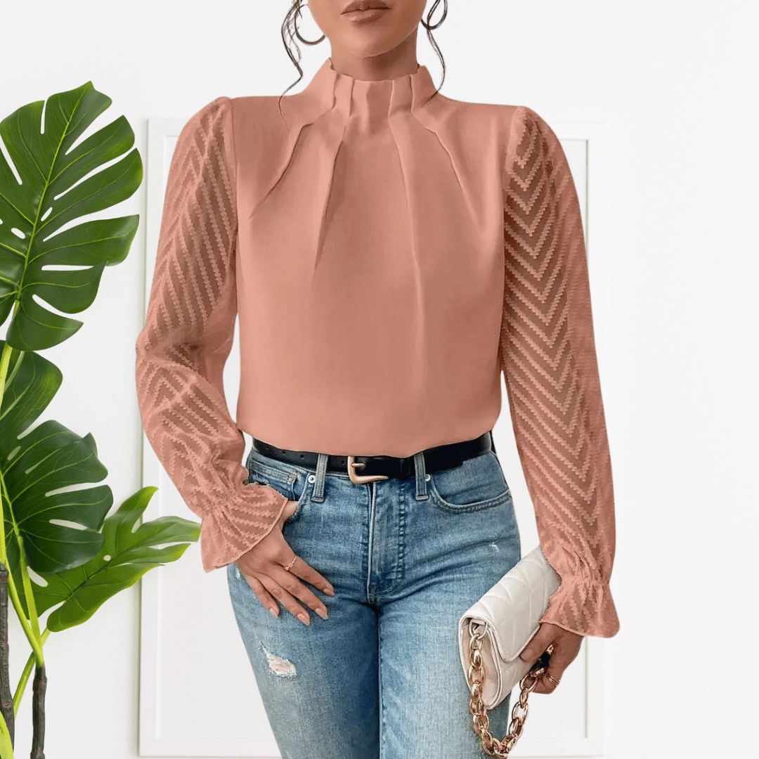 Lindsay® | Blusa con maniche a sbuffo elegante