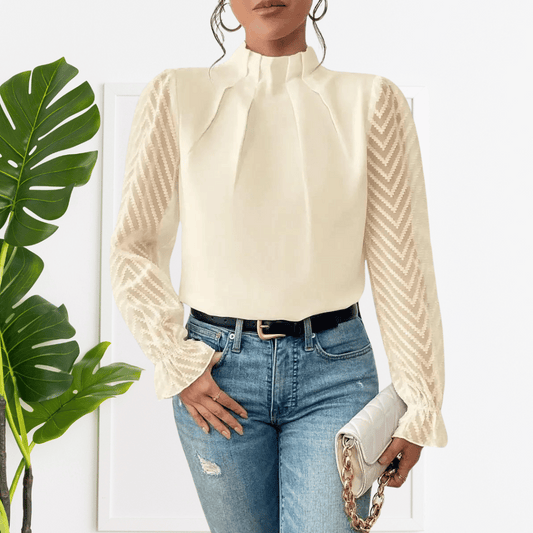 Lindsay® | Blusa con maniche a sbuffo elegante