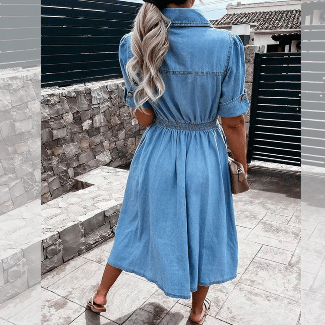 Sienna® | Abito midi in Denim elegante e confortevole