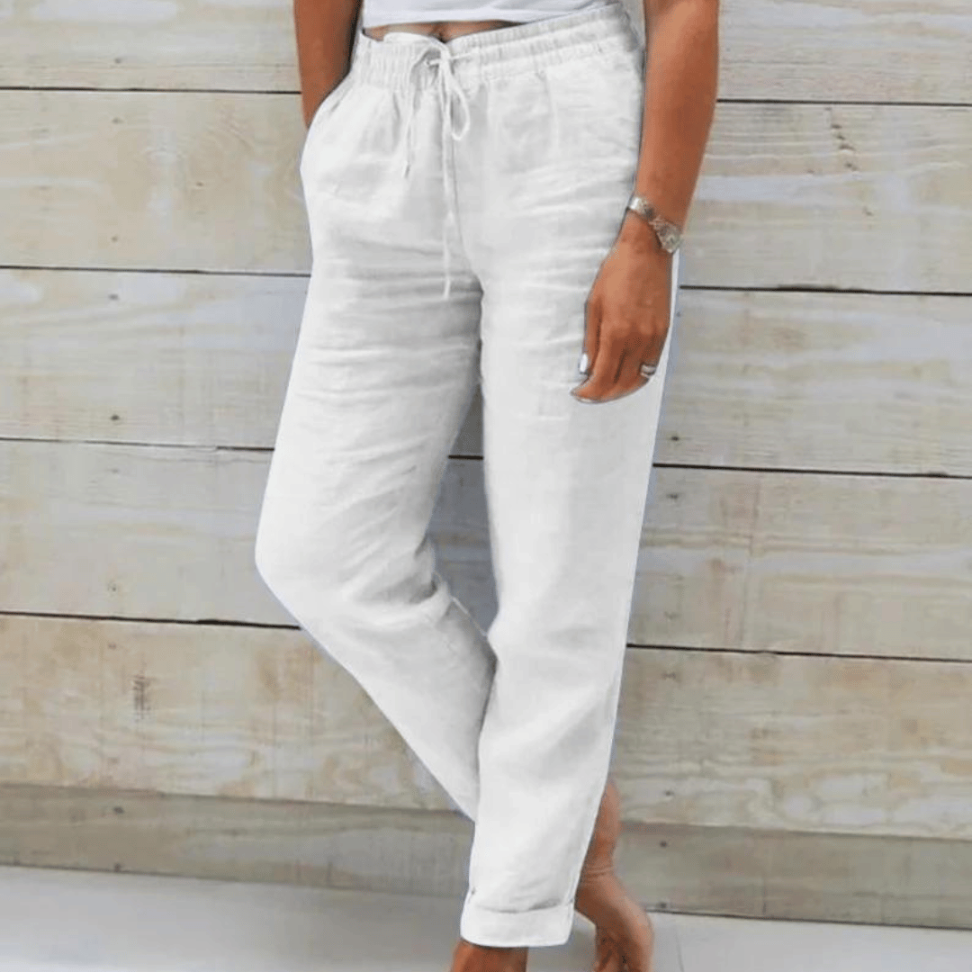 RACHELE® | COMODI PANTALONI ELASTICIZZATI FRESCHI E LEGGERI