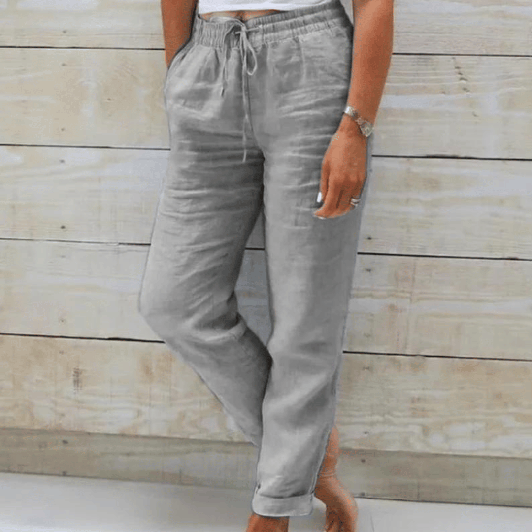 RACHELE® | COMODI PANTALONI ELASTICIZZATI FRESCHI E LEGGERI