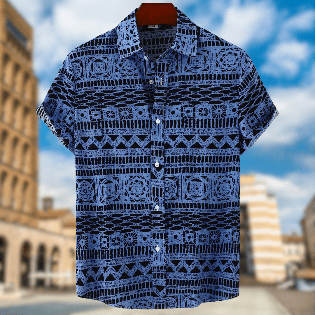 GERARDO® | CAMICIA ESTIVA IN STILE ETNICO