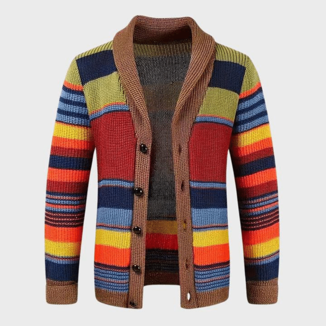 Elia® | Cardigan multicolore fatto a mano