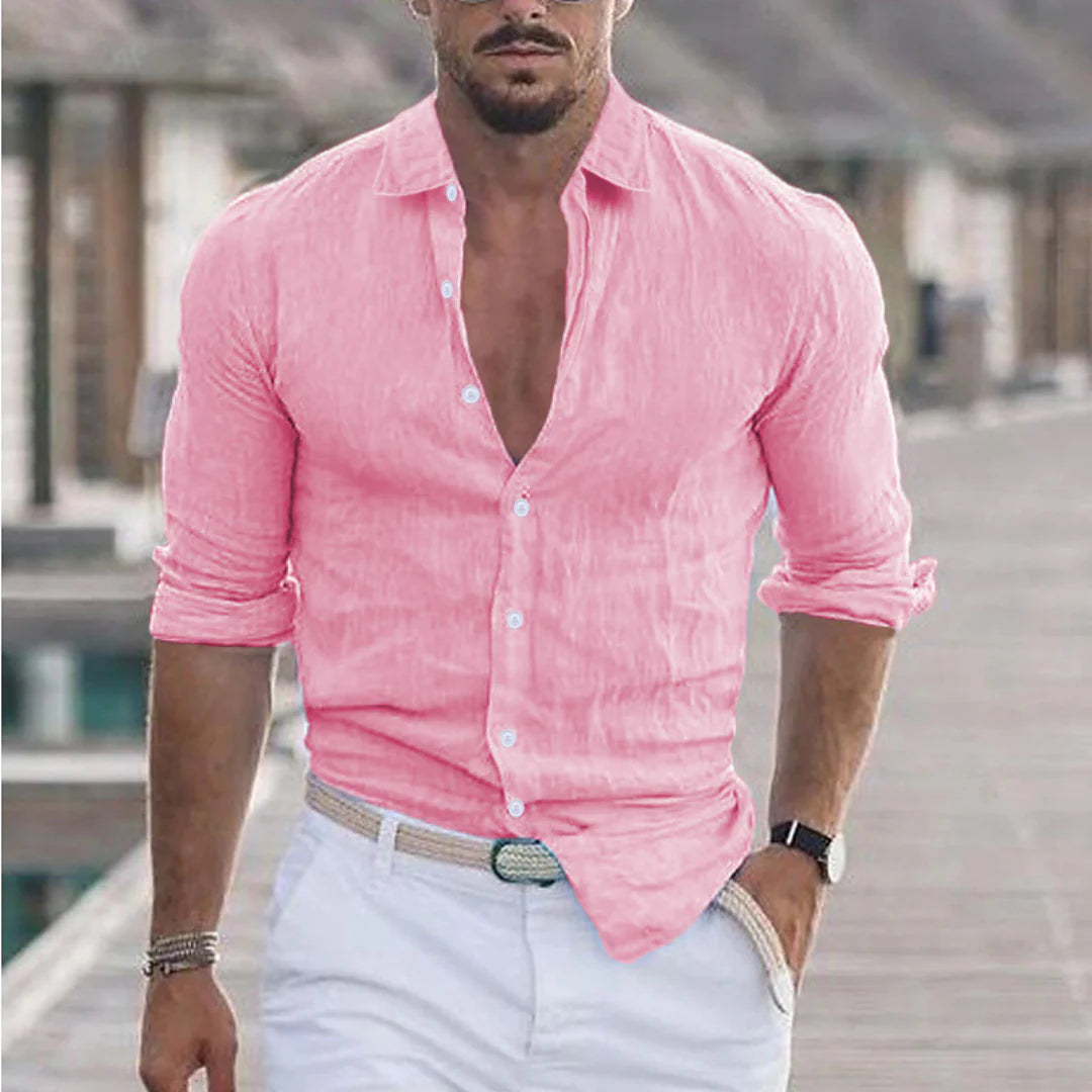 SIMONE® | CAMICIA ESTIVA IN COTONE DA UOMO