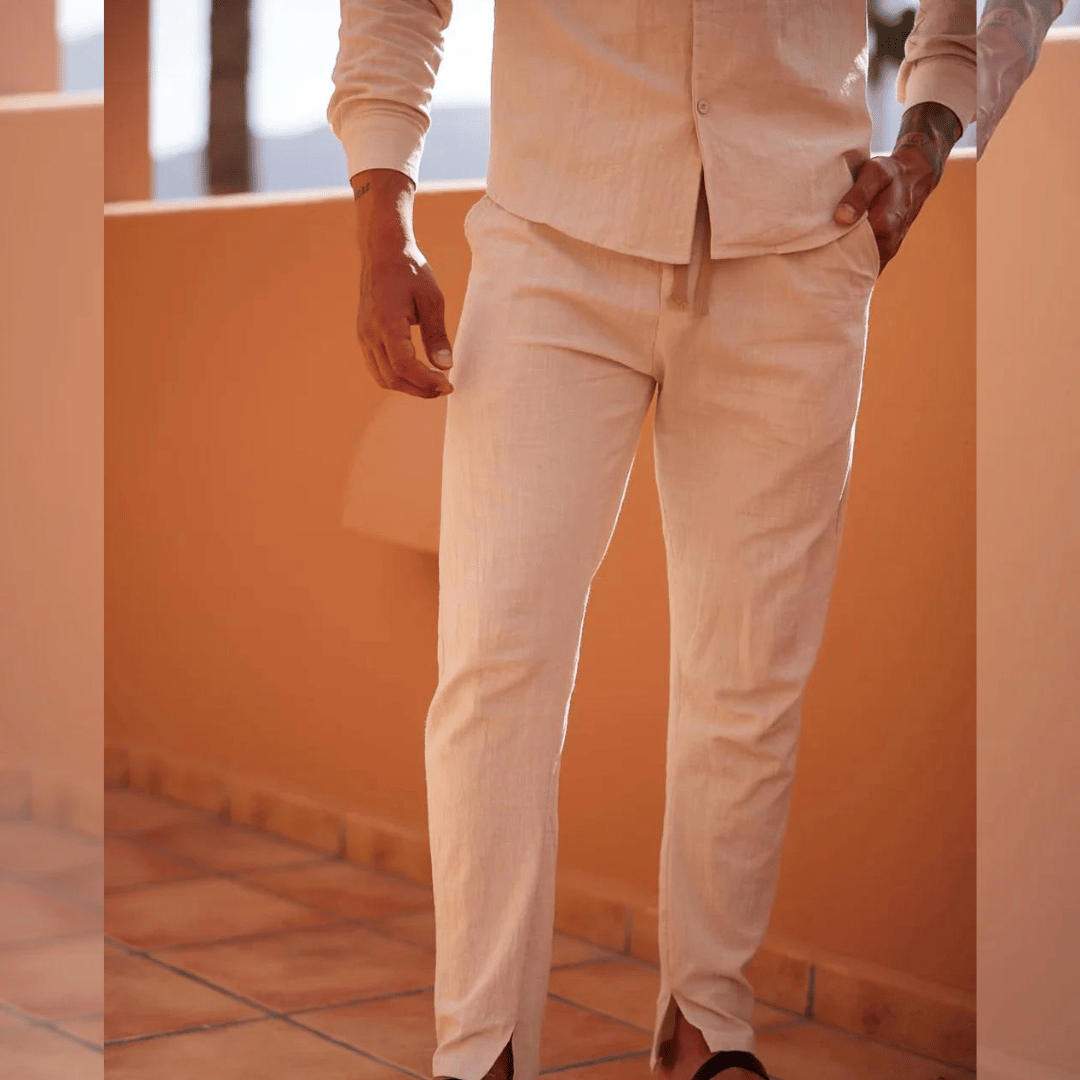 ARON® | SET CAMICIA E PANTALONE FRESCO E COMODO