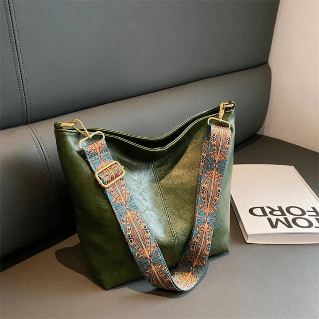 Dora® | Borsa in ecopelle con tracolla 100% ecosostenibile