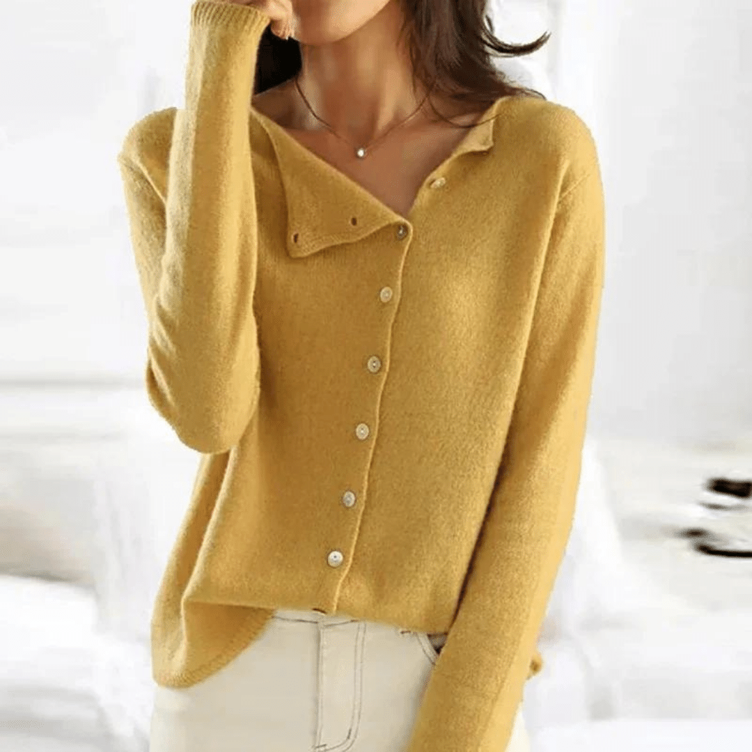 Kelly® | Cardigan a bottoni piccoli fatto a mano