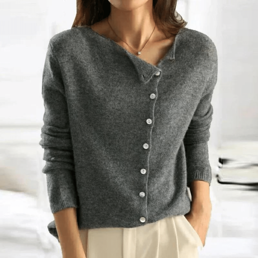 Kelly® | Cardigan a bottoni piccoli fatto a mano