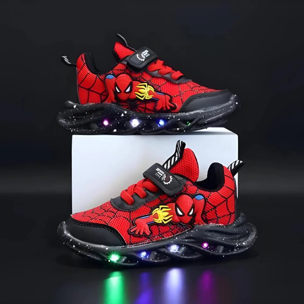 SPIDERKIDS® | SCARPE A TEMA SPIDERMAN CON LUCI PER BAMBINI